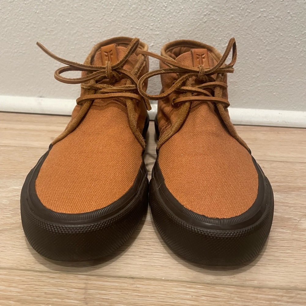 Frye Ludlow Chukka Sneaker Light Brown High Ankle